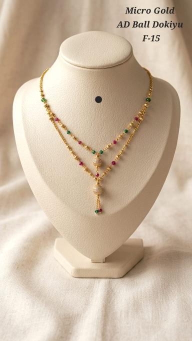 Micro gold ad ball dokiya Artificial bridal jewelry wholesale Mumbai